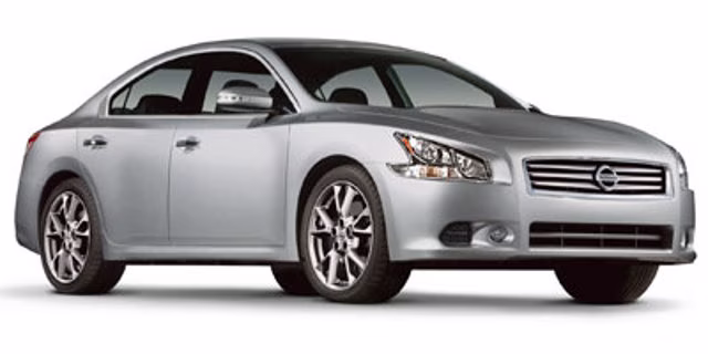 2012 Maroon Nissan Maxima 3.5 SV FWD Sedan
