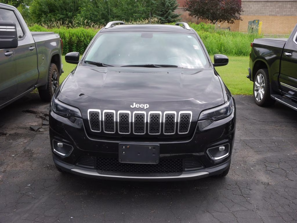 2020 Diamond Black Crystal Pearlcoat Jeep Cherokee Limited w/ Pano Roof 4X4 SUV