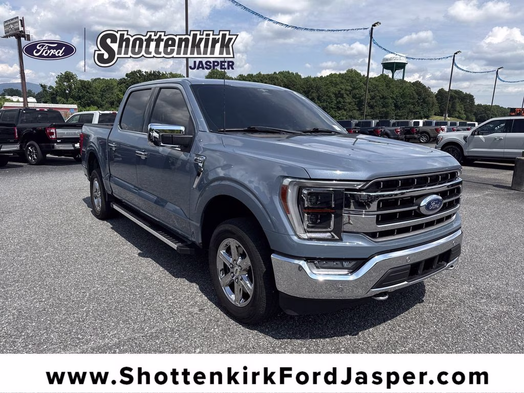 2023 Azure Gray Metallic Ford F-150 Lariat 4X4 Truck