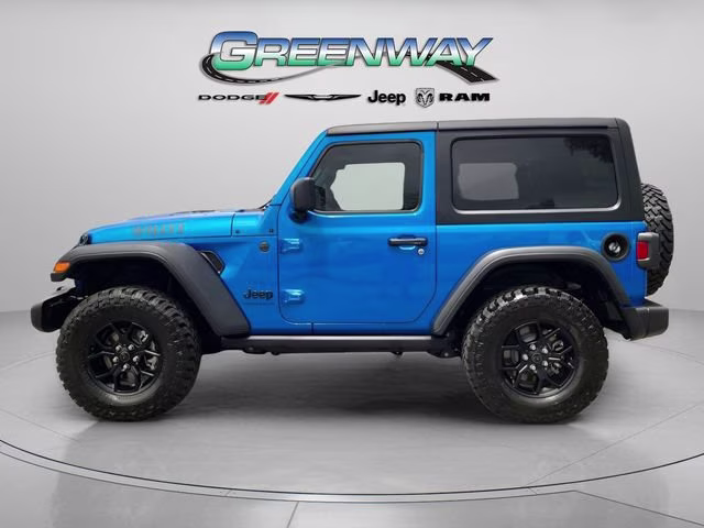 2026 Hydro Blue Pearlcoat Jeep Wrangler Willys 4X4 Convertible