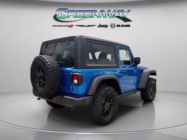 2026 Hydro Blue Pearlcoat Jeep Wrangler Willys 4X4 Convertible