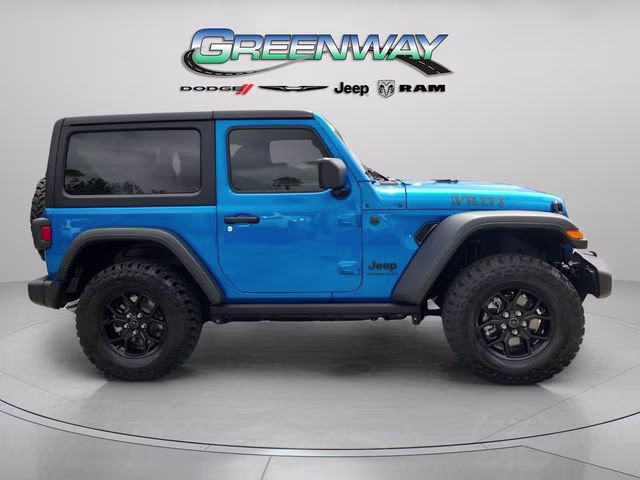 2026 Hydro Blue Pearlcoat Jeep Wrangler Willys 4X4 Convertible
