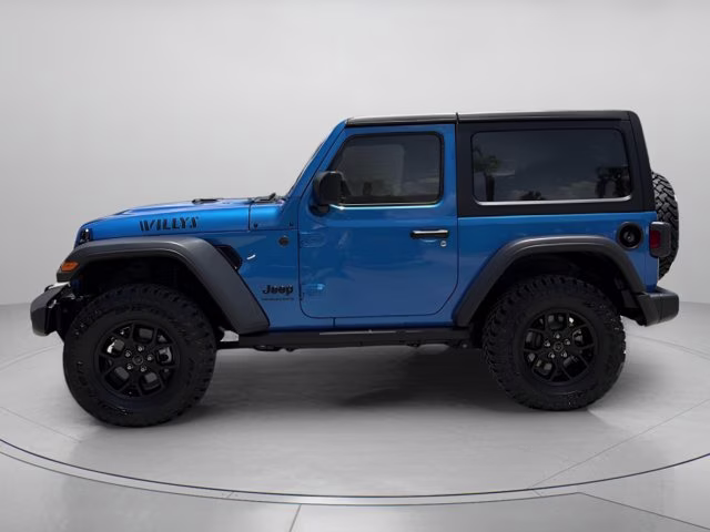 2026 Hydro Blue Pearlcoat Jeep Wrangler Willys 4X4 Convertible