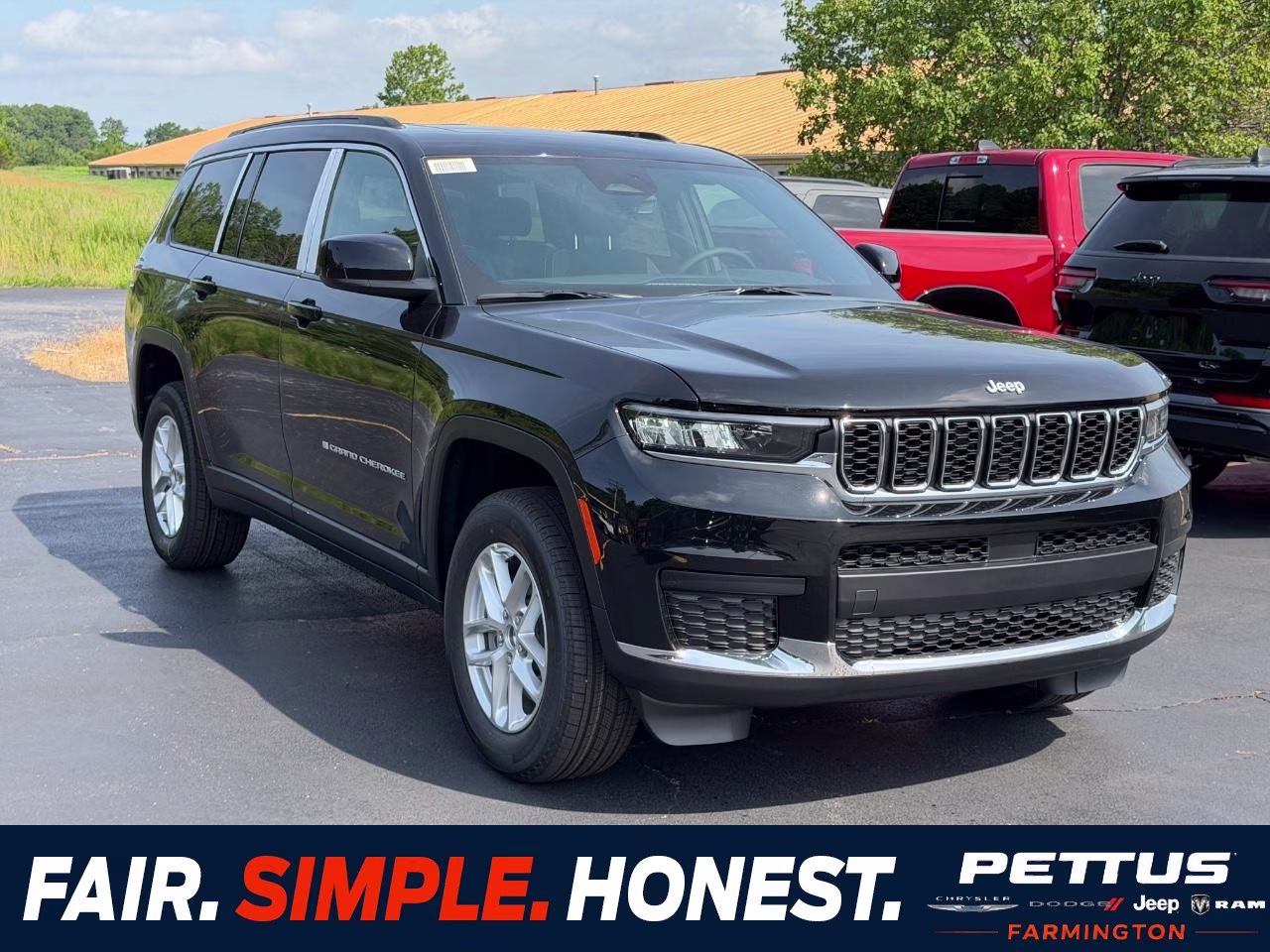2026 Diamond Black Crystal Pearlcoat Jeep Grand Cherokee L Laredo X 4X4 SUV