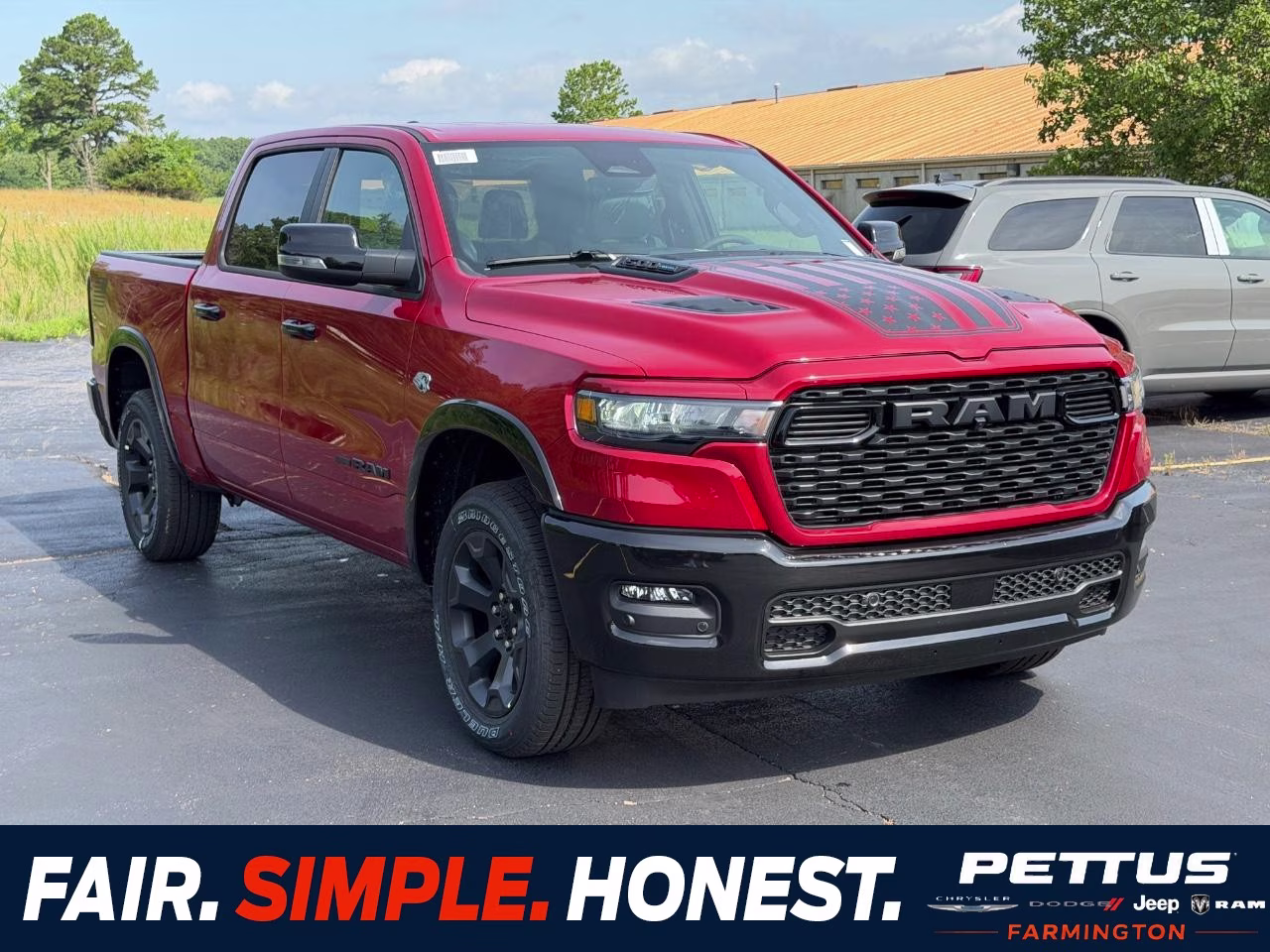 2026 Molten Red Pearlcoat Ram 1500 Big Horn/Lone Star 4X4 Truck