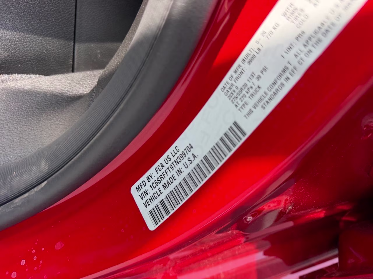 2026 Molten Red Pearlcoat Ram 1500 Big Horn/Lone Star 4X4 Truck