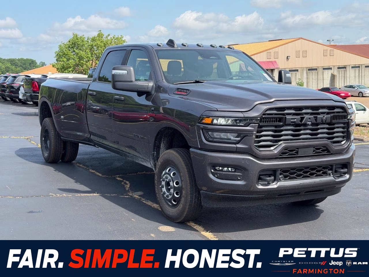 2026 Granite Crystal Metallic Clearcoat Ram 3500 Big Horn 4X4 Truck