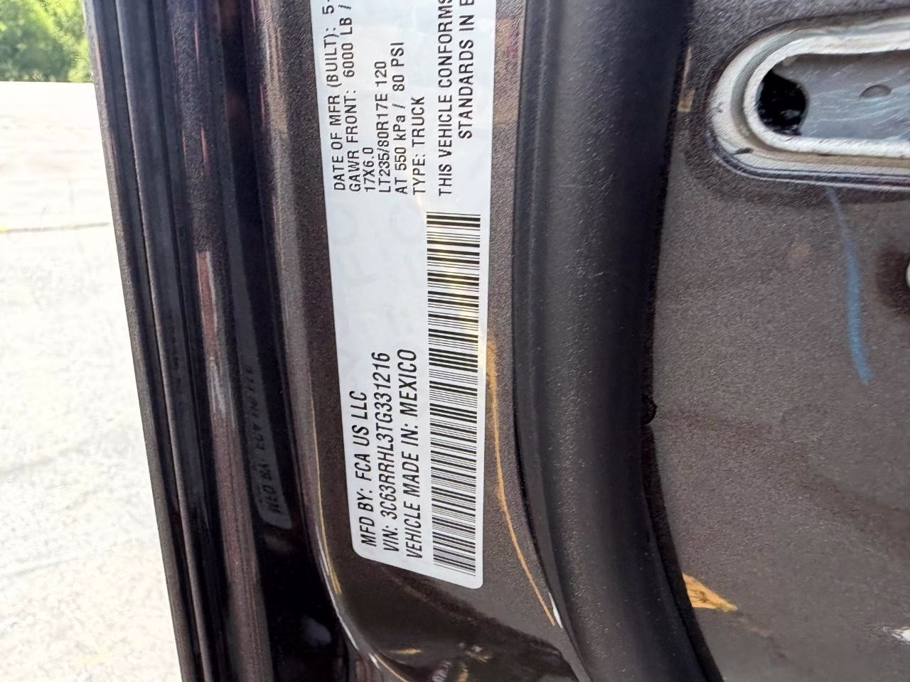 2026 Granite Crystal Metallic Clearcoat Ram 3500 Big Horn 4X4 Truck