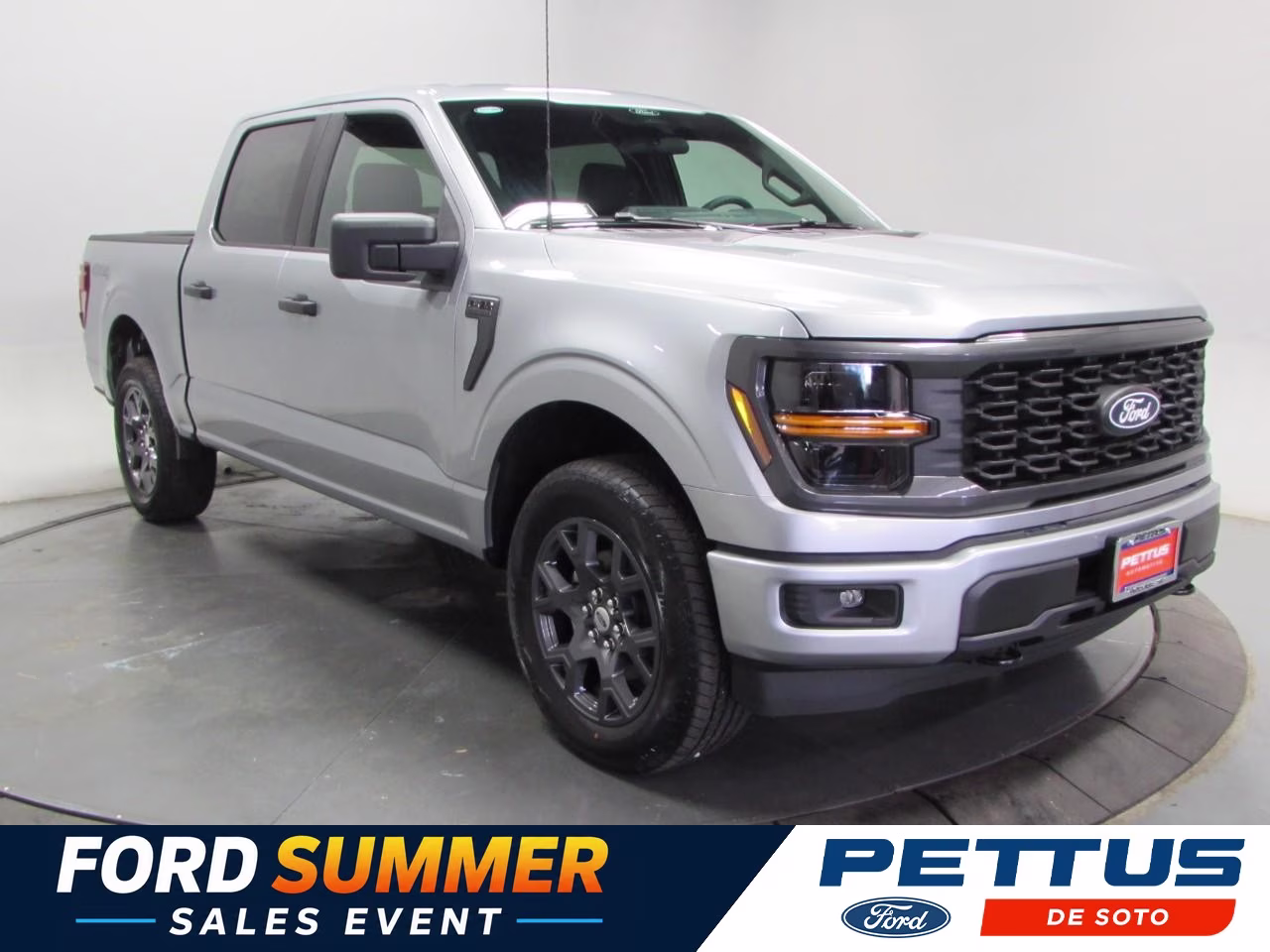 2026 Iconic Silver Metallic Ford F-150 STX 4X4 Truck