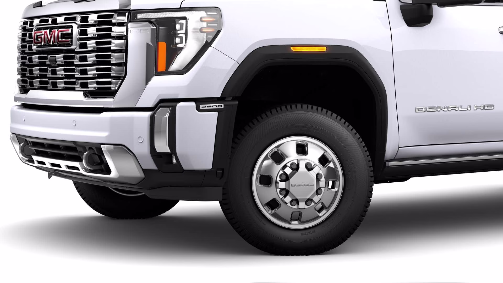 2026 Glacier White Tricoat GMC Sierra 3500 HD Denali DRW 4X4 Truck