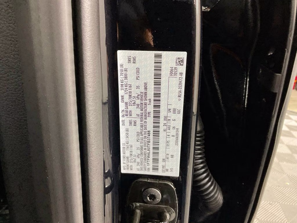 2026 Black Metallic Ford F-150 Tremor 4X4 Truck