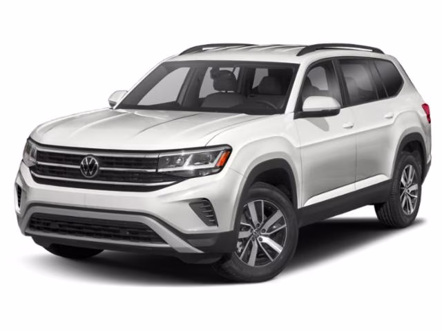 2022 White Volkswagen Atlas 3.6L V6 SE w/Technology FWD SUV
