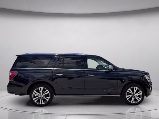 2021 Blue Metallic Ford Expedition Max Platinum 4X4 SUV