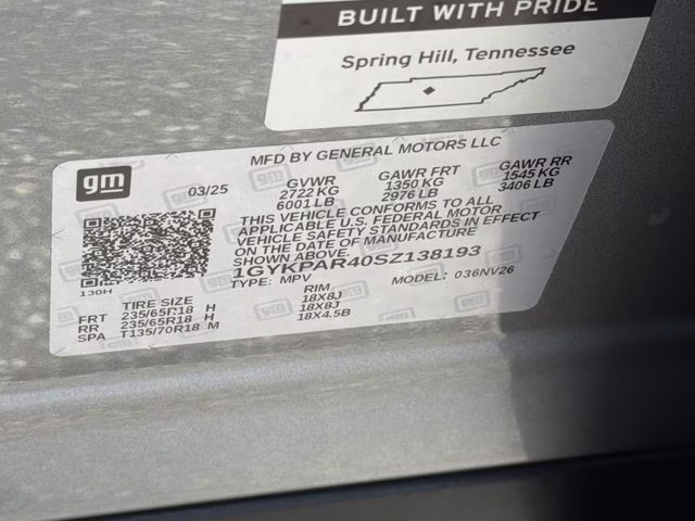 2025 Argent Silver Metallic Cadillac XT6 Luxury FWD SUV