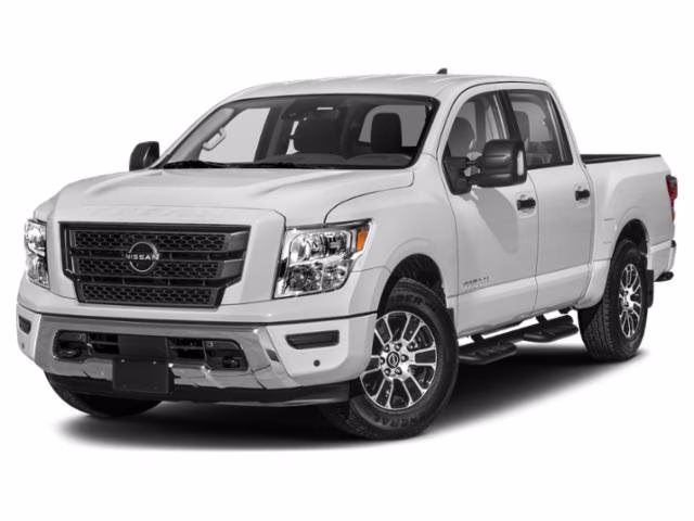 2024 Glacier White Nissan Titan SV 4X4 Truck