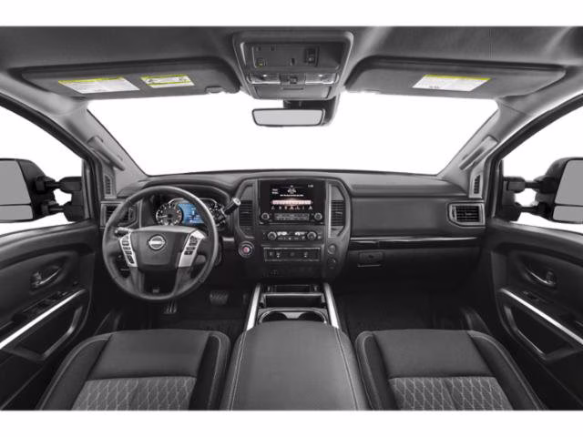 2024 Glacier White Nissan Titan SV 4X4 Truck