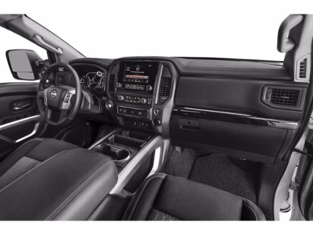 2024 Glacier White Nissan Titan SV 4X4 Truck