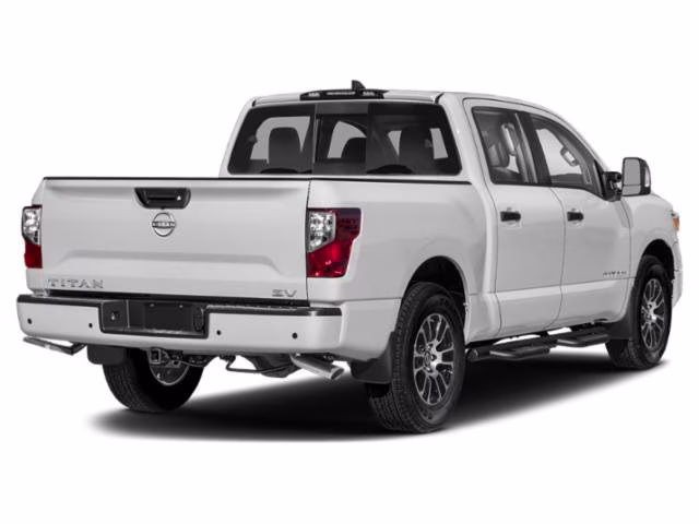 2024 Glacier White Nissan Titan SV 4X4 Truck