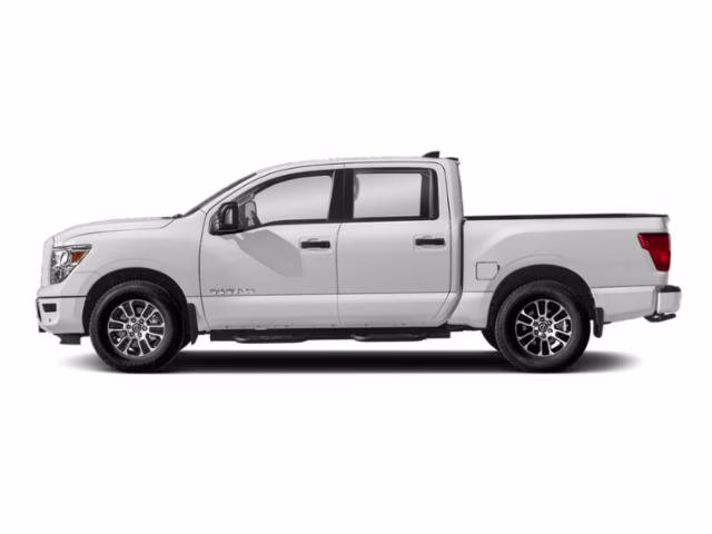 2024 Glacier White Nissan Titan SV 4X4 Truck