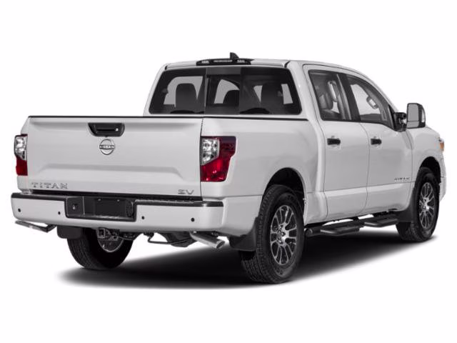 2024 Glacier White Nissan Titan SV 4X4 Truck