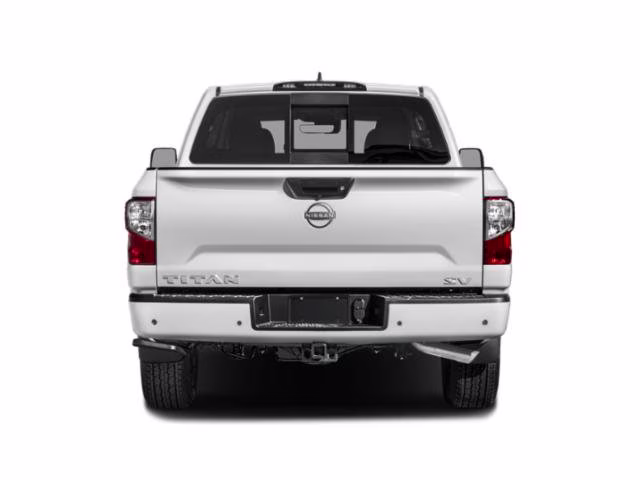 2024 Glacier White Nissan Titan SV 4X4 Truck