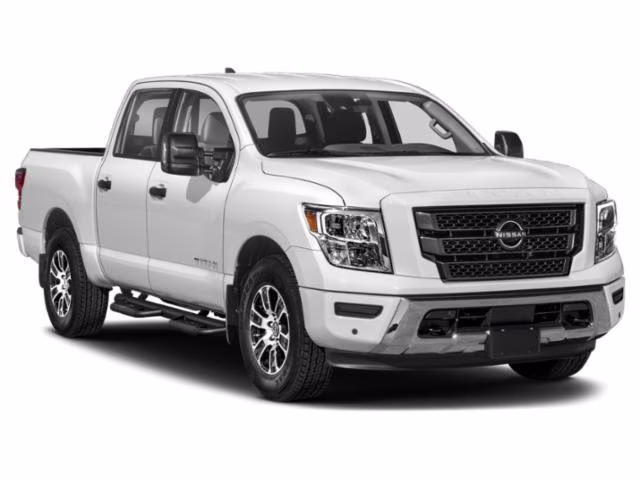 2024 Glacier White Nissan Titan SV 4X4 Truck