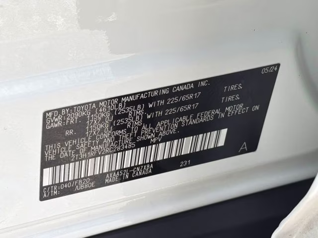 2024 Ice Cap Toyota RAV4 LE FWD SUV