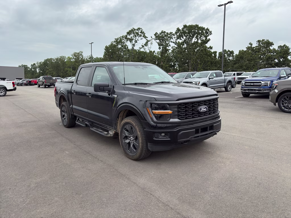2025 Agate Black Metallic Ford F-150 STX 4X4 Truck