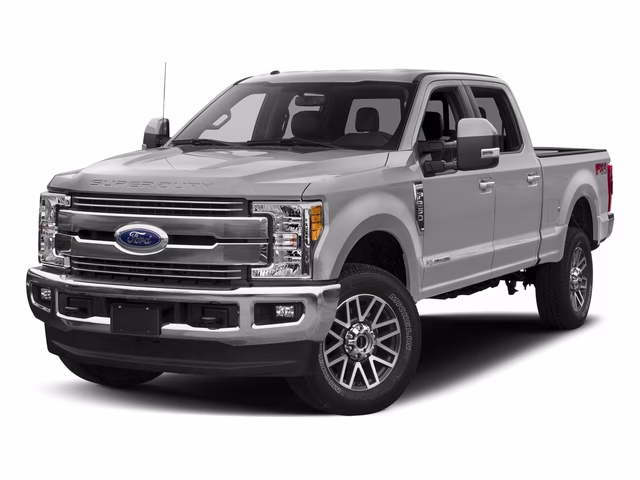 2017 Silver Ford Super Duty F-250 SRW LARIAT 4X4 Truck