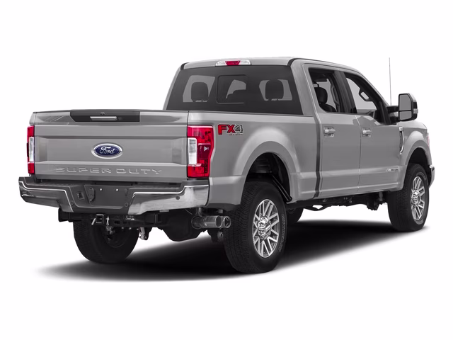 2017 Silver Ford Super Duty F-250 SRW LARIAT 4X4 Truck