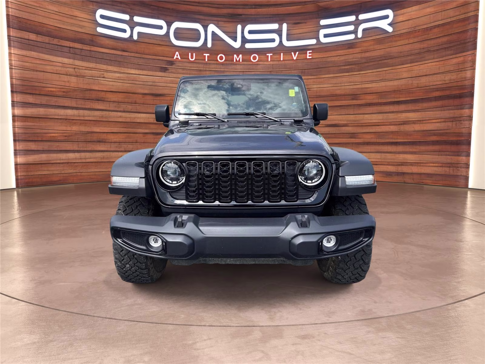2025 Granite Crystal Metallic Clearcoat Jeep Wrangler Willys 4X4 SUV