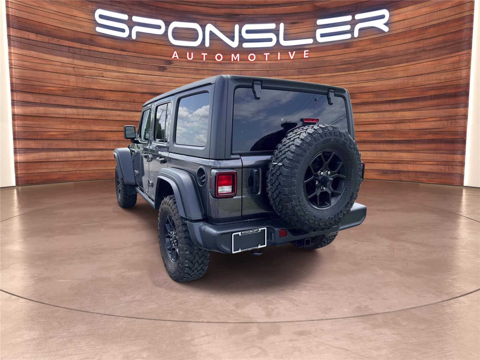 2025 Granite Crystal Metallic Clearcoat Jeep Wrangler Willys 4X4 SUV