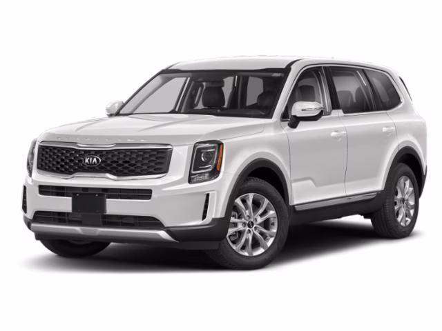 2020 Snow White Pearl Kia Telluride LX FWD SUV