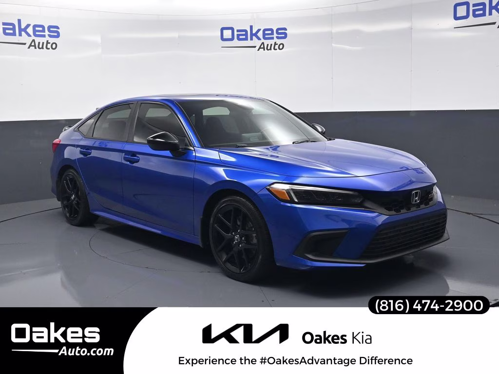 2023 Aegean Blue Metallic Honda Civic Si FWD Sedan