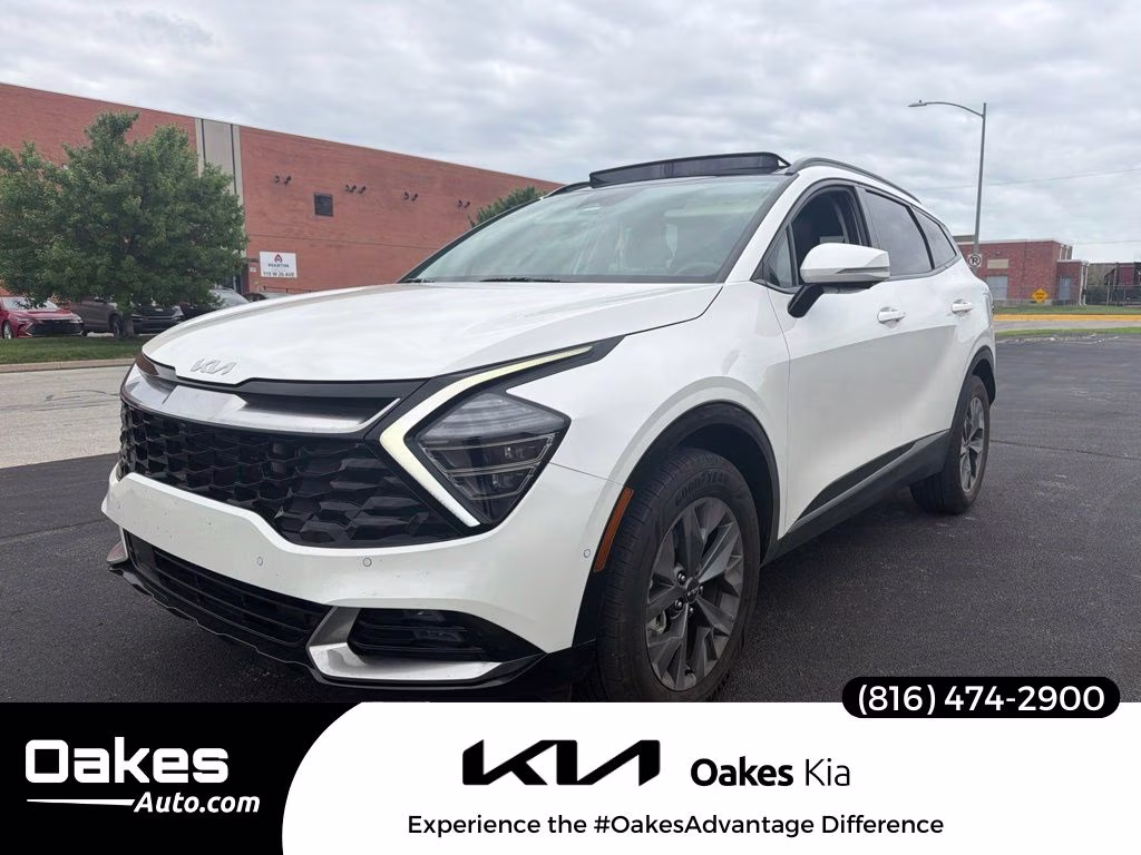 2025 Snow White Pearl Kia Sportage Hybrid SX-Prestige AWD SUV