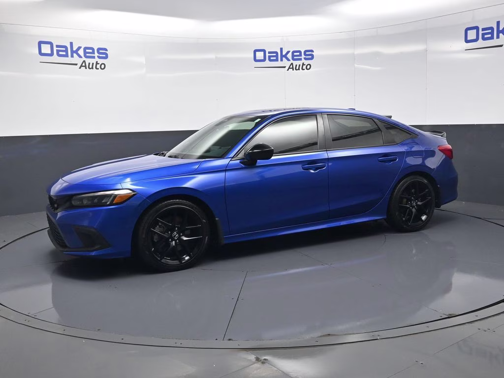 2023 Aegean Blue Metallic Honda Civic Si FWD Sedan