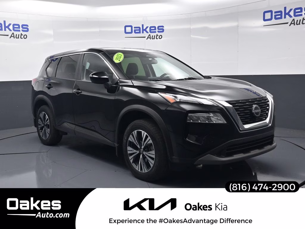 2023 Super Black Nissan Rogue SV AWD SUV