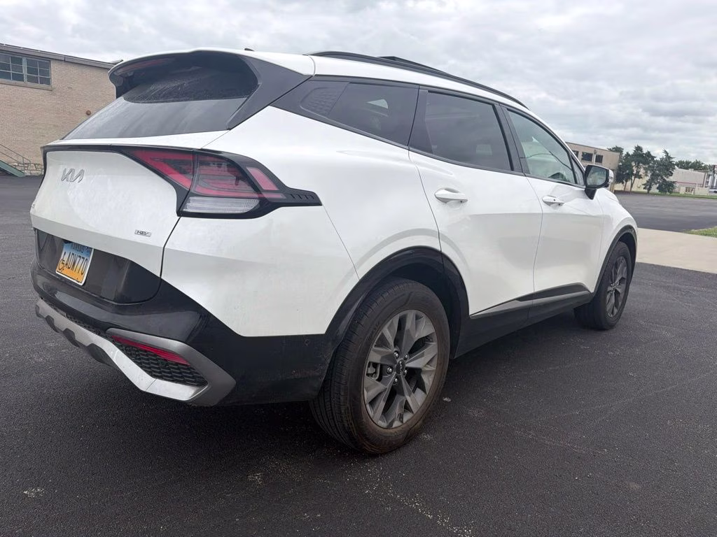 2025 Snow White Pearl Kia Sportage Hybrid SX-Prestige AWD SUV
