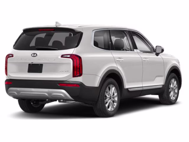 2020 Snow White Pearl Kia Telluride LX FWD SUV