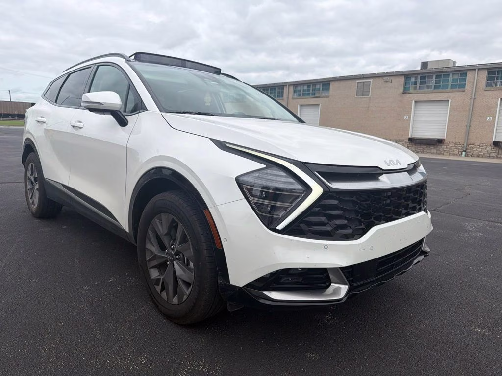 2025 Snow White Pearl Kia Sportage Hybrid SX-Prestige AWD SUV