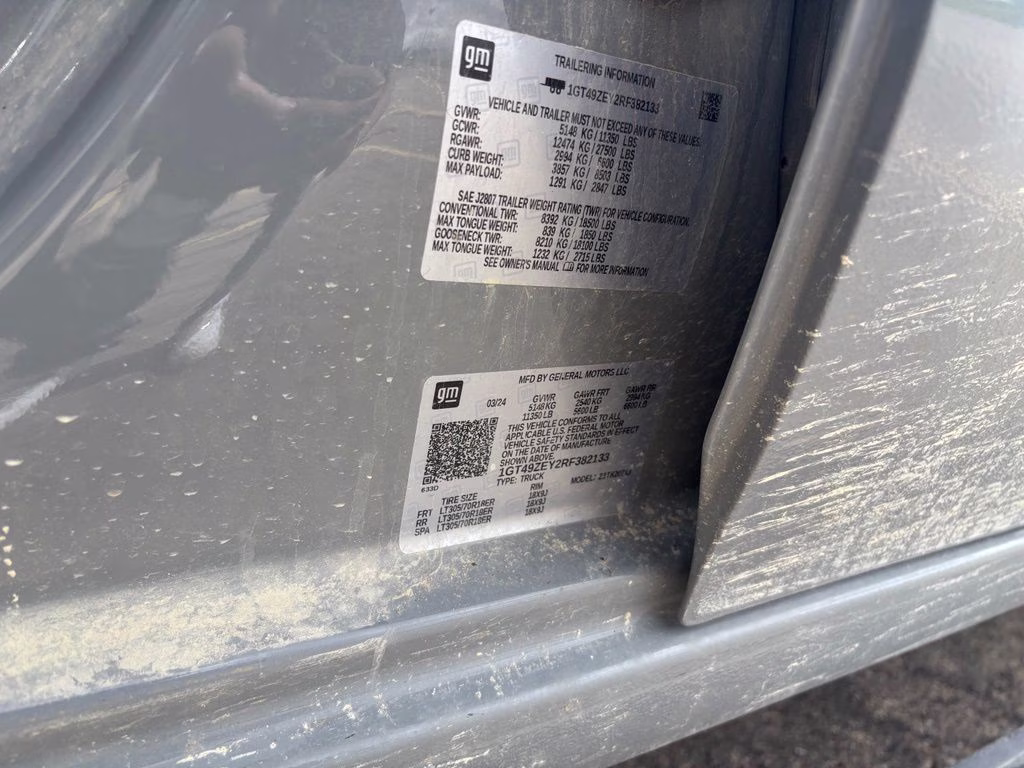 2024 Thunderstorm Gray GMC Sierra 2500HD AT4X 4X4 Truck