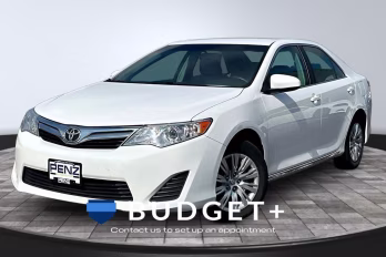 2014 Super White Toyota Camry LE FWD Sedan