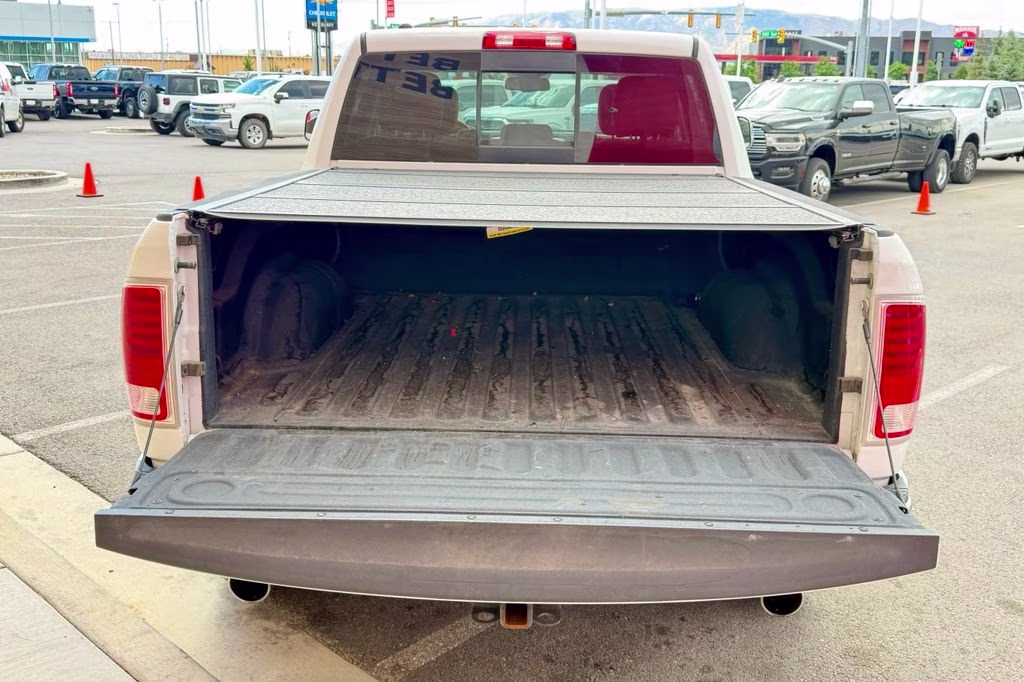 2013 Bright White Clearcoat Ram 1500 Laramie Longhorn 4X4 Truck