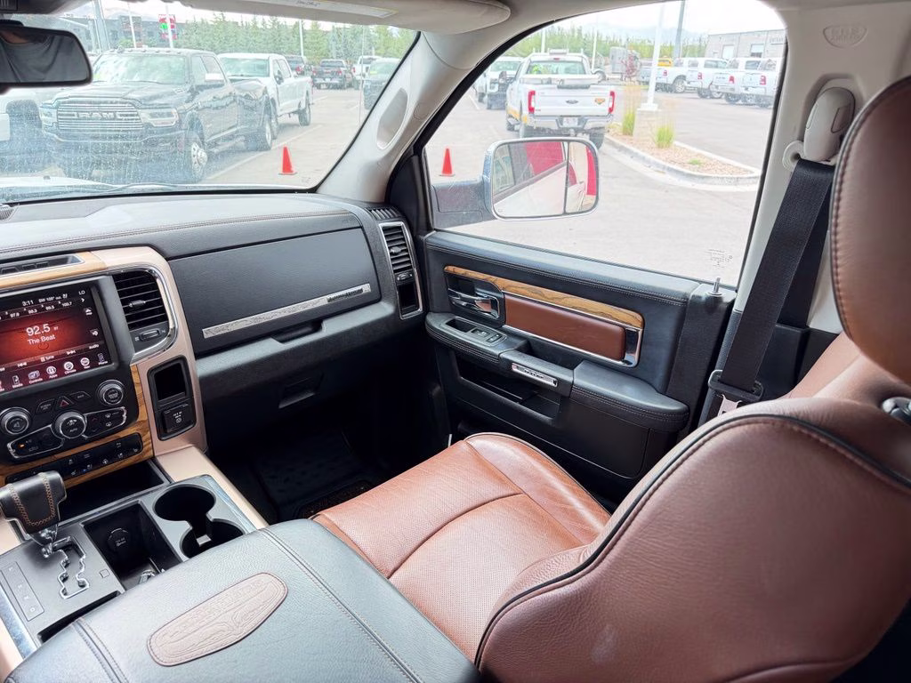 2013 Bright White Clearcoat Ram 1500 Laramie Longhorn 4X4 Truck
