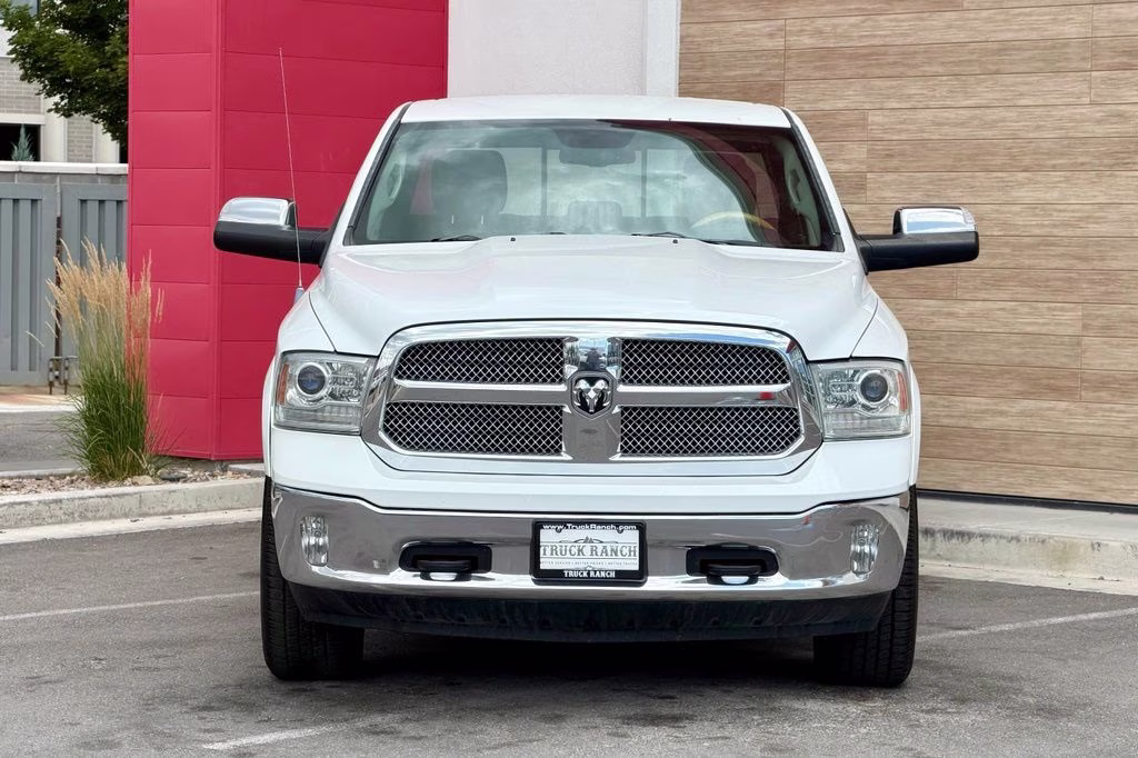 2013 Bright White Clearcoat Ram 1500 Laramie Longhorn 4X4 Truck