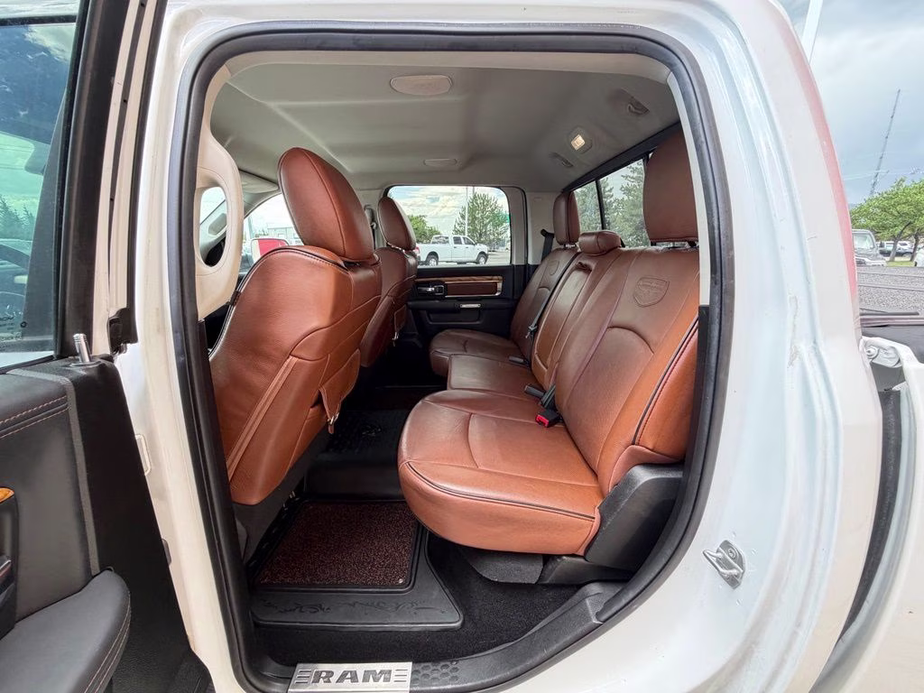 2013 Bright White Clearcoat Ram 1500 Laramie Longhorn 4X4 Truck
