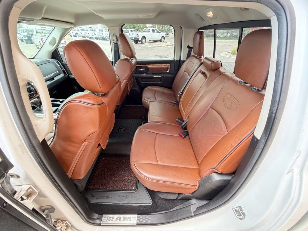 2013 Bright White Clearcoat Ram 1500 Laramie Longhorn 4X4 Truck