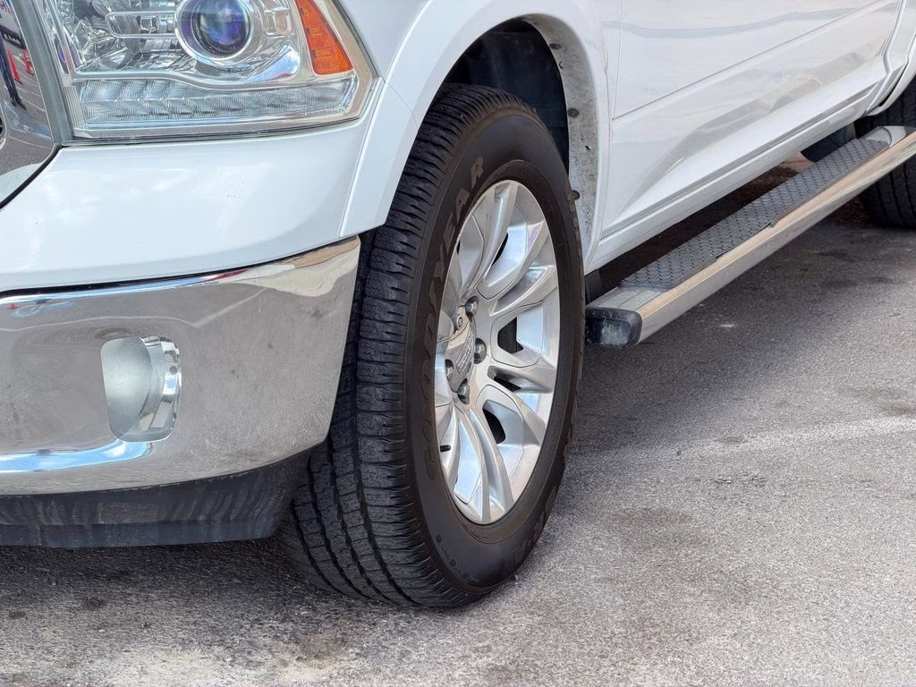 2013 Bright White Clearcoat Ram 1500 Laramie Longhorn 4X4 Truck