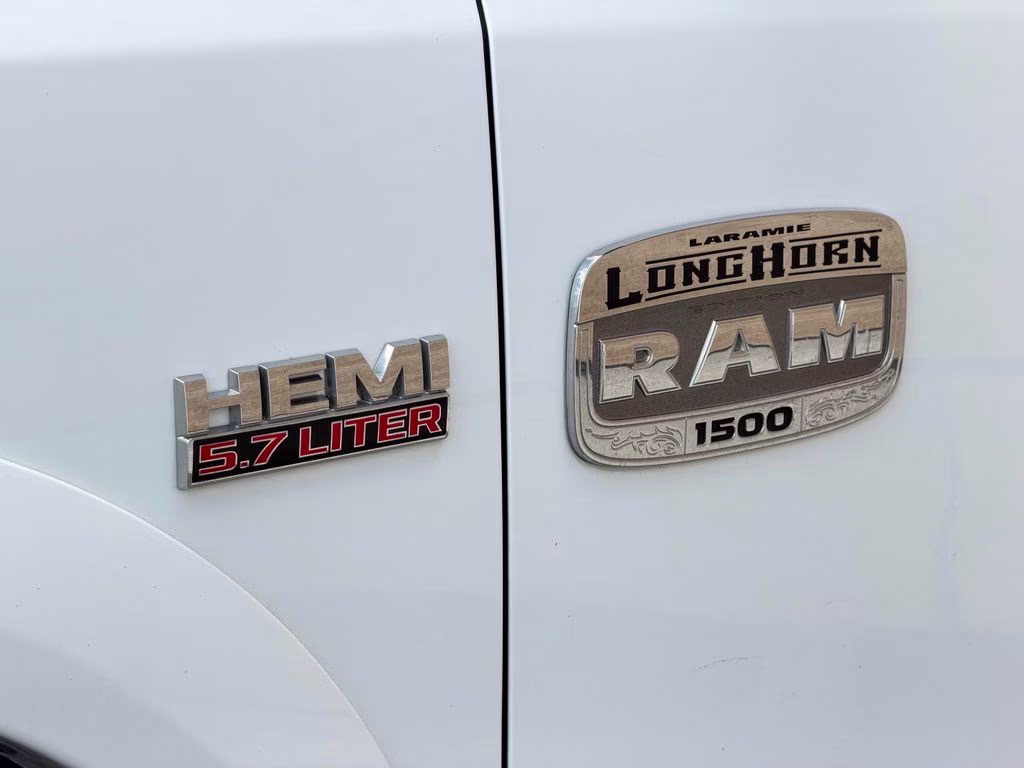 2013 Bright White Clearcoat Ram 1500 Laramie Longhorn 4X4 Truck