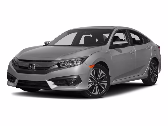 2017 Silver Honda Civic EX-T FWD Sedan